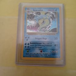 Holographic 1995 Gyarados Base Set Pokemon Cards Wotc