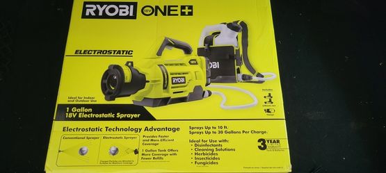 PROTECT your ENVIRONMENT with Ryobi ONE Electrostatic 1 gal 
