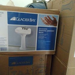 Pedestal Sink Set 