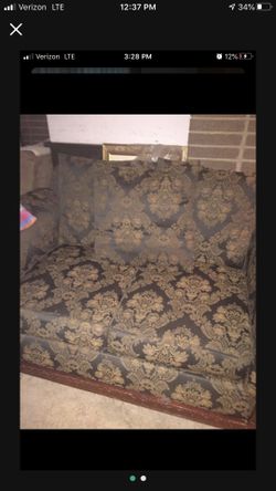 Sofa and Loveseat and Pillows