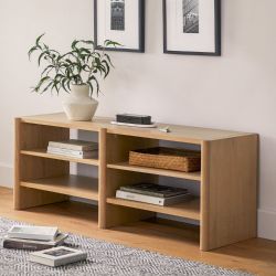 Article Torme 57" Bookcase Short In White Oak