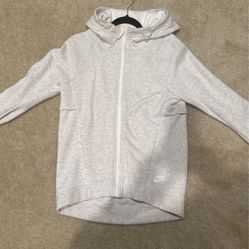 Light Gray Womens Xs Nike Tech Fleece Zip-up hoodie