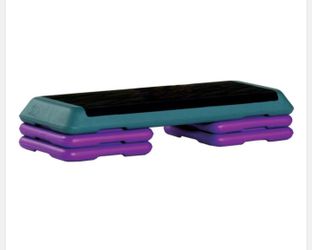 "The Step" The Original Aerobic Step Platform With Two Sets Of Risers, GREAT condition!