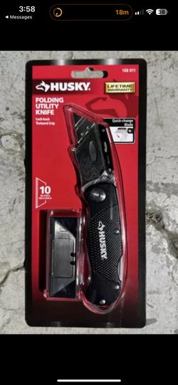 Husky foldable utility knife