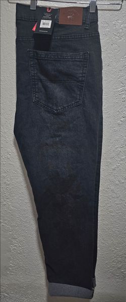 Beverly Hills Polo Club Jeans Mens faded Black 40 x 32 Slim Stretch Straight Fit
Style  # XBDJ8008
NEW WTs