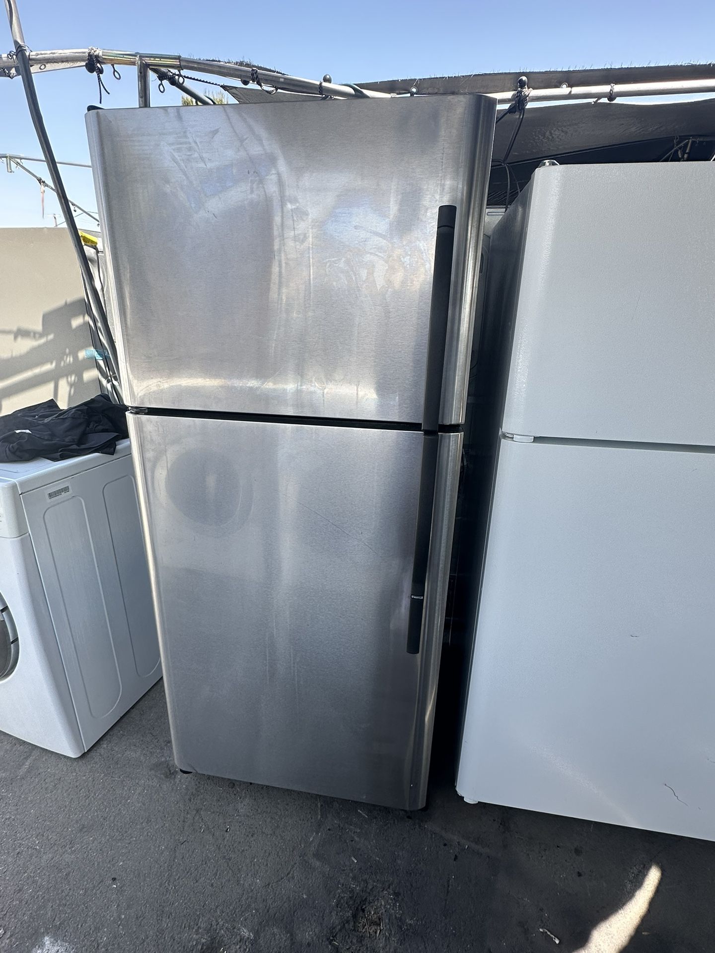 Silver Kenmore Apt Size Stainless Steel Fridge We Deliver And Install🚚👨🏻‍🔧