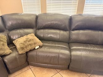 Leather couches