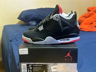 2019 Jordan 4 Bred, M8.5