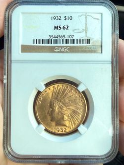1932 $10 Gold Indian head