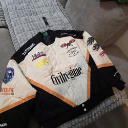 Civil Regime Star Wars Pod Racing Racer Jacket Butter Black Orange XXL