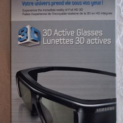 Samsung 3D Active Glasses Accessory for Samsung Smart TV SSG-3100GB Black NIOB