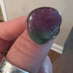Ruby in Zoisite Sterling Silver .925 Ring