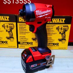 Milwaukee Drills ,Impacts, Batteries, Dewalt Tools All New Prices Are In The Pictures Firm