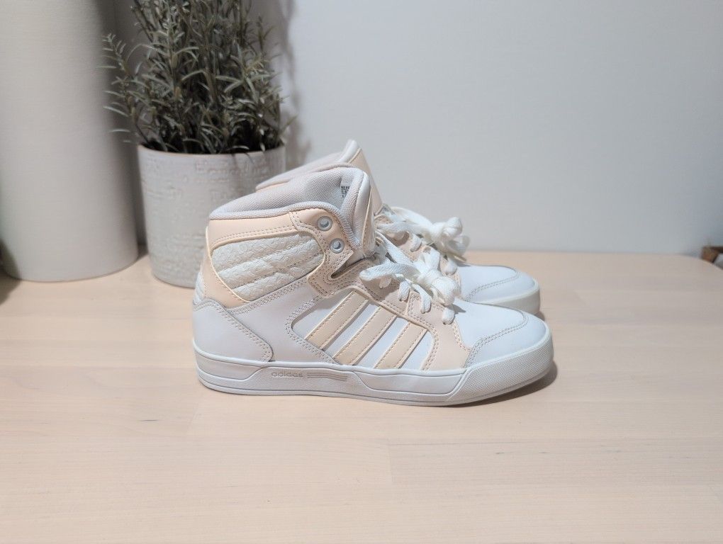 Adidas NEO Raleigh High Top Sneaker Women 6.5 White