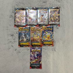 Pokemon TCG - (8) Packs - Brand New/Sealed