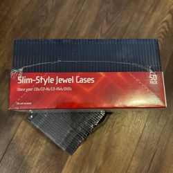 New 100 Qty CD Jewel Cases 