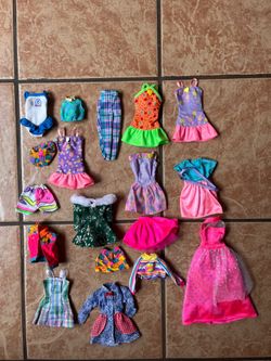 Vintage 90s Barbie Doll Clothes, Price For All, Precio Por Todo