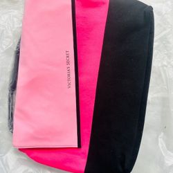 Victoria's Secret Tote Bag Insulated Cooler Bag VS Logo Pink Black Colorblock Bag