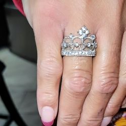 Tiara Crown Ring Size 7