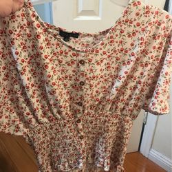 Women’s ivory blouse