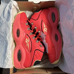 Hot Ones Reebok Question Mid Men’s 9.5 $150