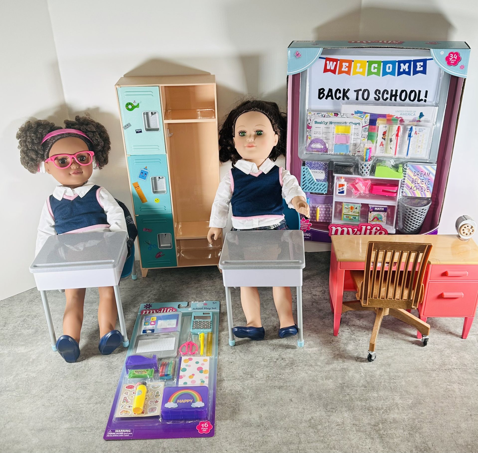 My Life School Furniture And Dolls 