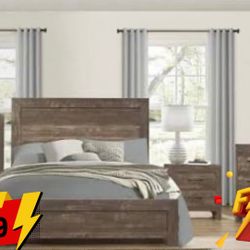 4 PC QUEEN BEDROOM SET 