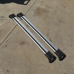 Thule AeroBlade Edge 7502 roof rack pair set aluminium