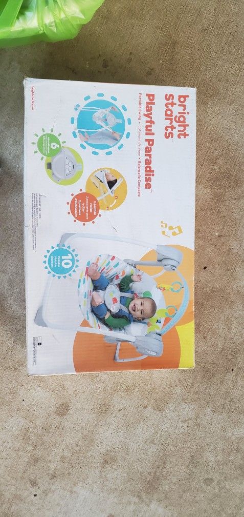 Playful Paradise Baby Swingset