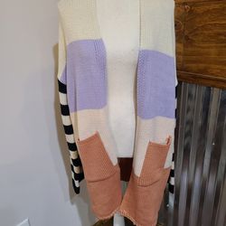 New Knit Long  Cardigan Sweater 