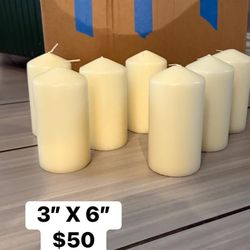 3” X 6” candle 