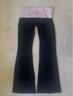 Victoria's Secret Pink Foldover Flare Leggings