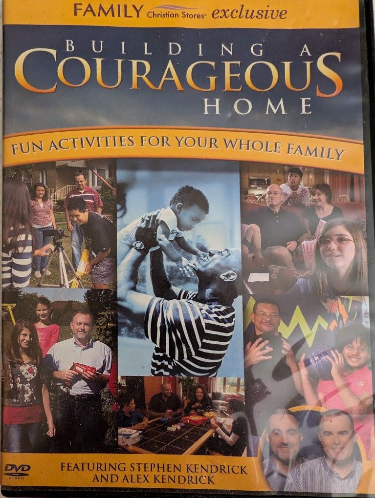 Building A Courageous Home - Fun Activities For Your Whole Family. DVD (Mint)Exclusive Christian Stores