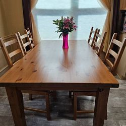 IKEA Forsby Dining room Table + 6 chairs - $500 (Plano)