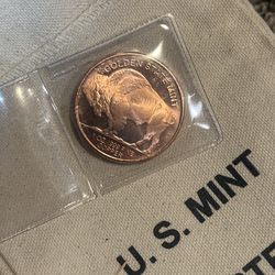 Indian head bullion 1oz copper