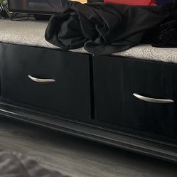 Dresser with foam seating at top