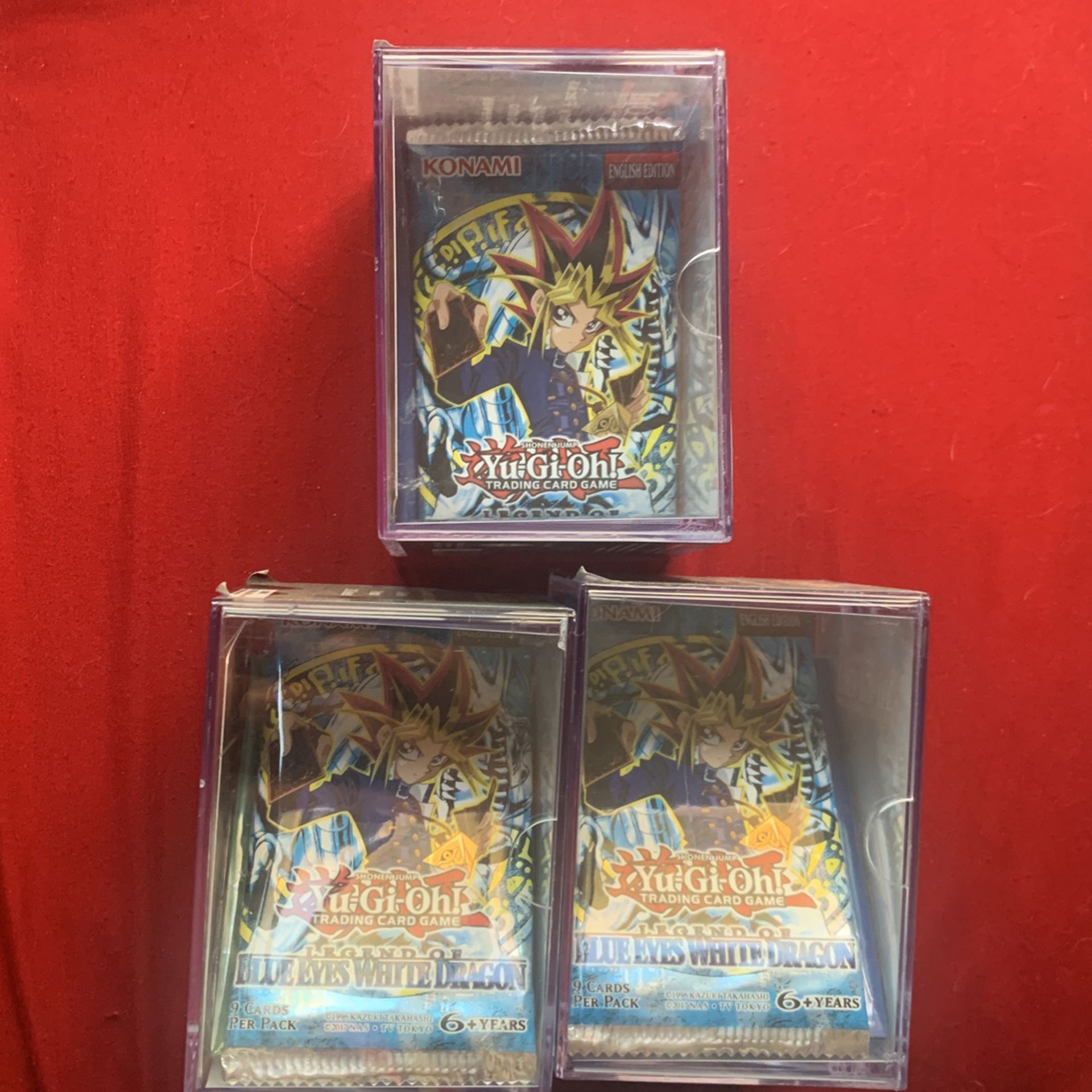 Yugioh Legend Of Blue Eyes White Dragon Mystery Cubes. Factory Sealed!
