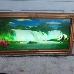 New Lite Up Wall Pic Has Sound Etc 38in 20 Final Price Paid 159 