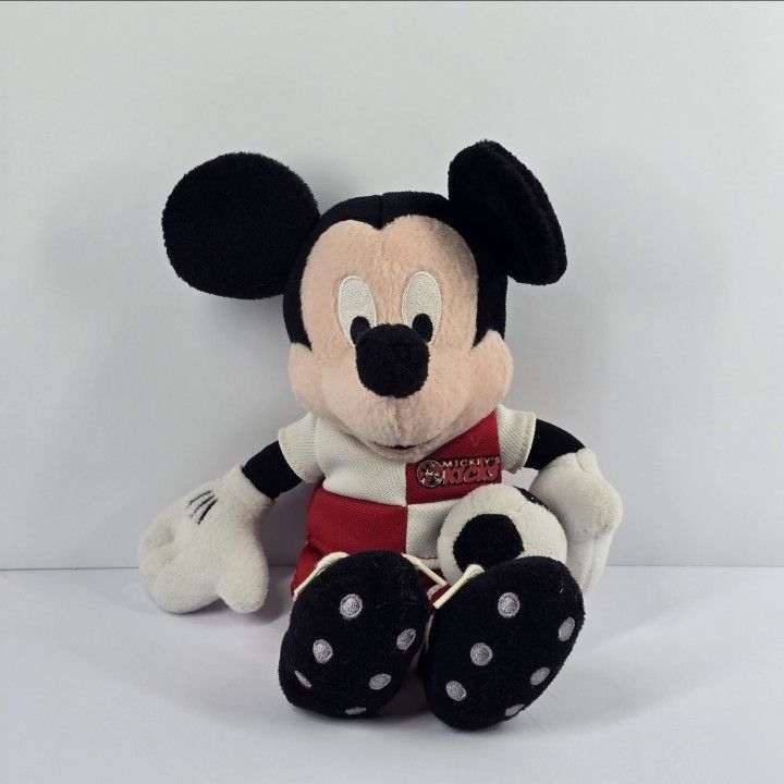 Disney's Mickey Mouse Mickey's Kicks Soccer ball outfit Plush 9" Stuffed Animal