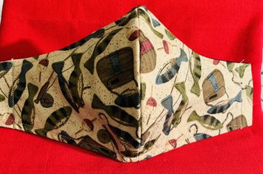 Fishing lures theme mask