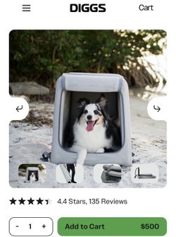 Diggs Enventur Travel Kennel - Small - New in Box &