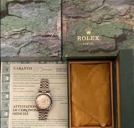 Here is a 36mm Rolex Datejust reference 16233