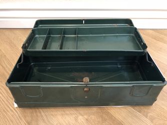 Vintage Green Metal Handyman Tool Box ~ Tackle Box ~ Utility Box for Sale  in Phoenix, AZ - OfferUp