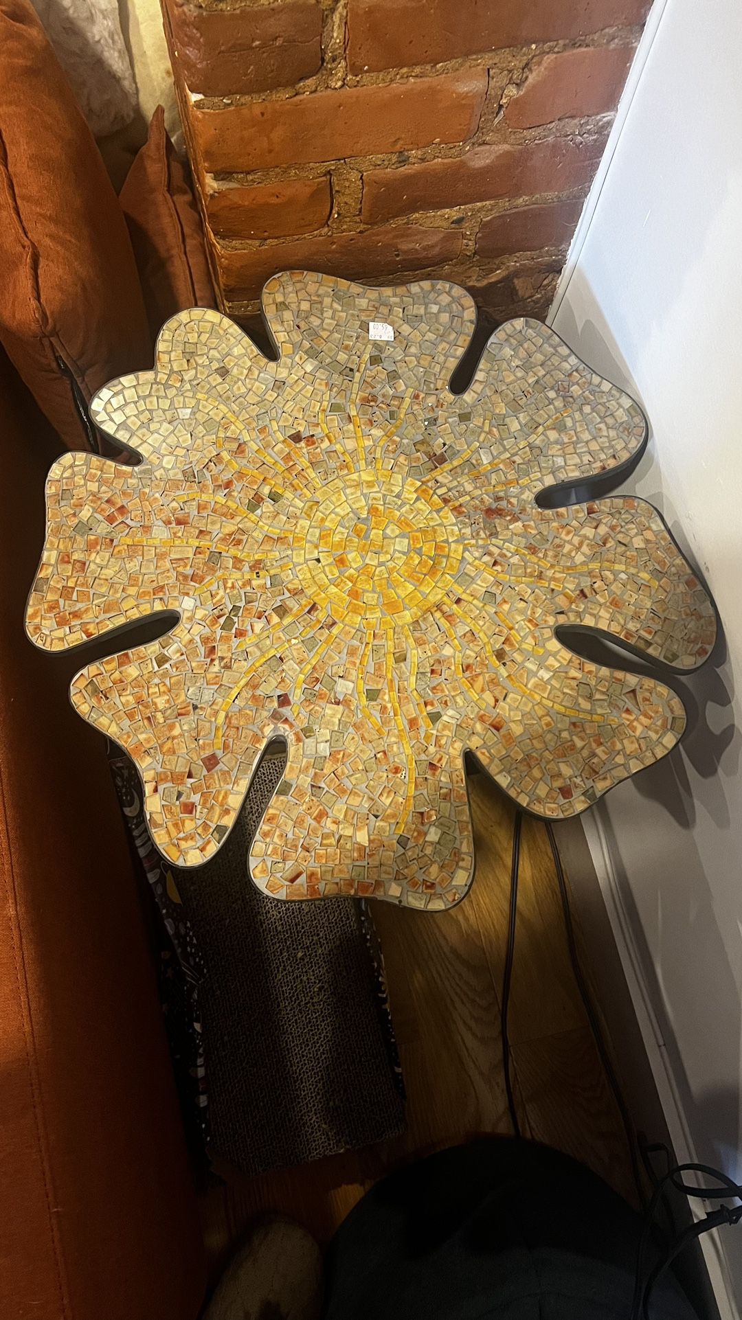 Mosaic Tiled Side Table 
