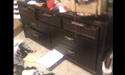 Dresser and mirrors for sale