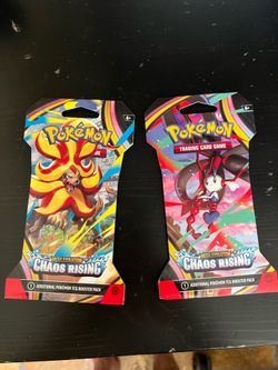 Pokemon Chaos Rising Booster Packs