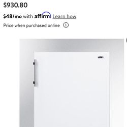 Summit  CT661W 24 Inch Undercounter Refrigerator with 5.1 cu. ft. Capacity, 2 Adjustable Glass Shelves, Crisper Drawer, 3 Door Bins, Wine Rack, Freeze