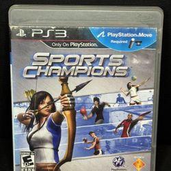 Sport Champions Game  - Not For Resale - CIB - PlayStation Move  -  PS3