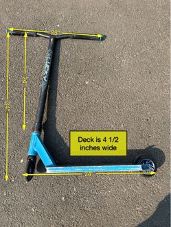 Light blue gently used lucky scooter