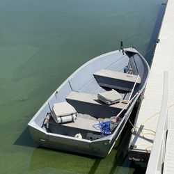 1981 15ft Gregor aluminum welded deep mod v (Read  Description) 